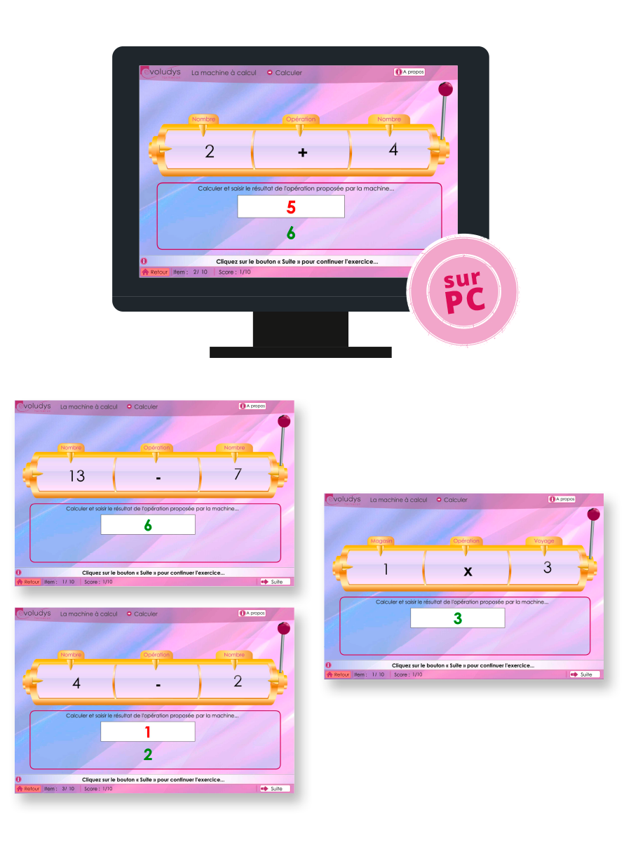 Rééducation numération entière Généralisation - matériel orthophoniste