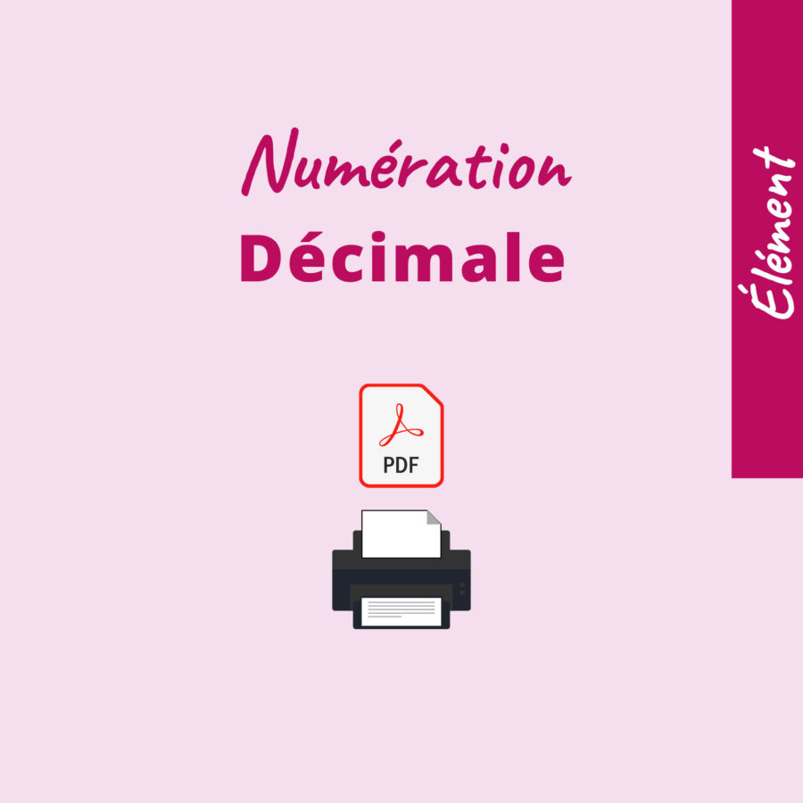 Rééducation numération décimale - matériel orthophoniste