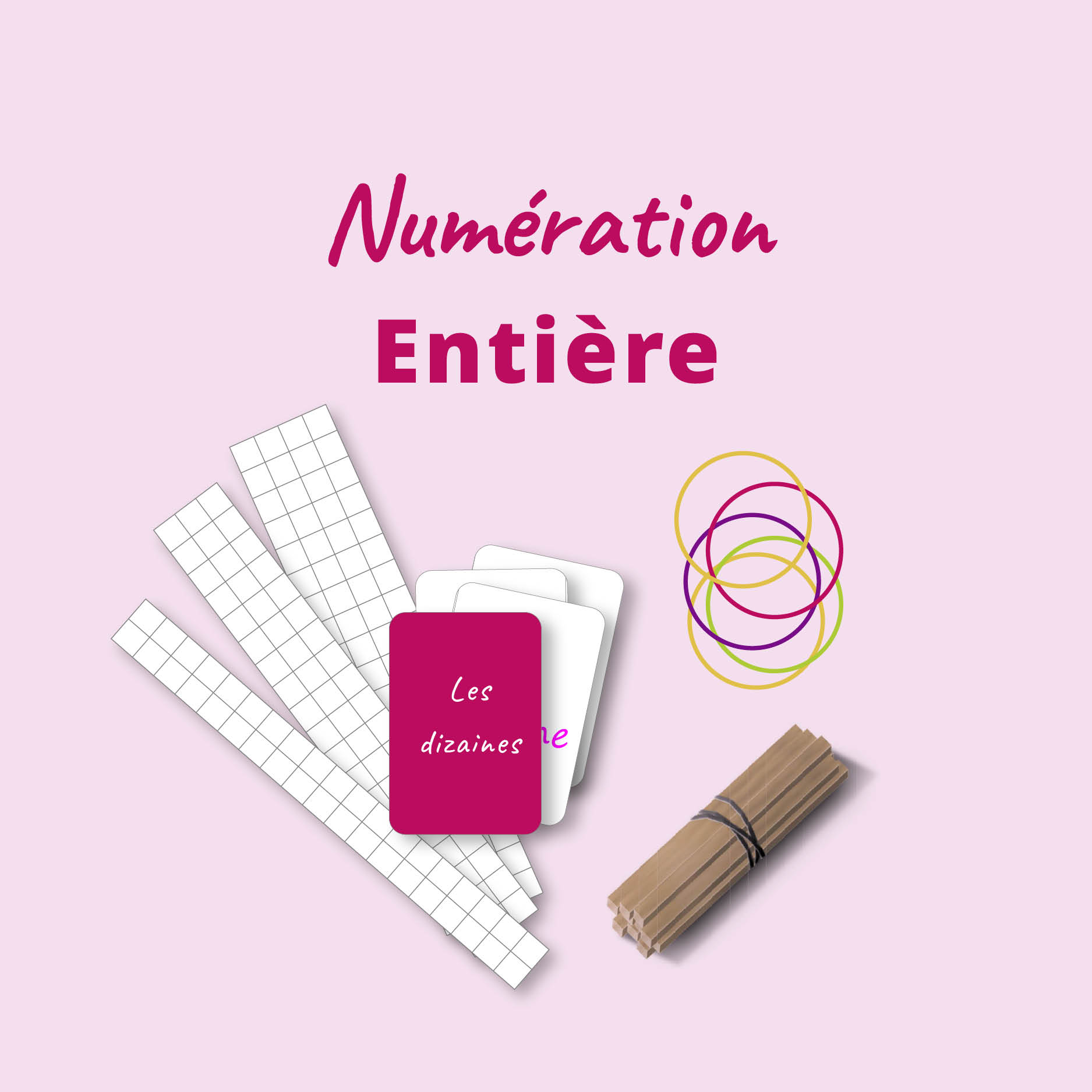 Rééducation numération entière - matériel orthophoniste