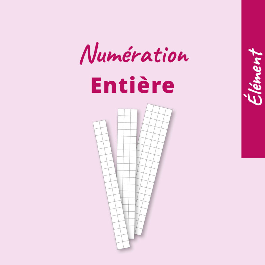 Rééducation numération entière - matériel orthophoniste
